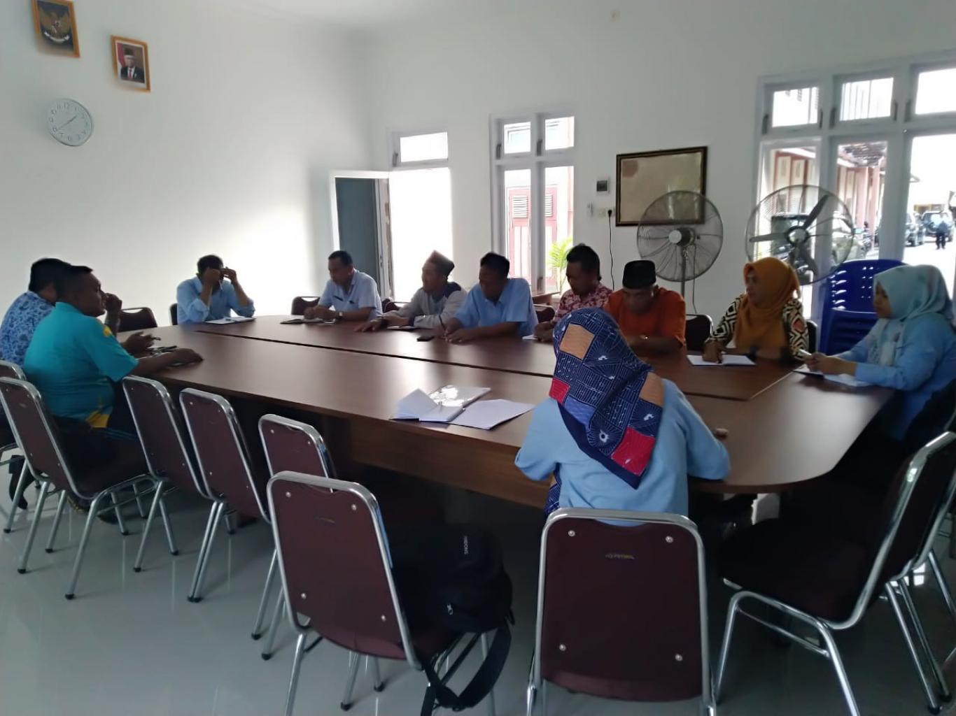 BPD DESA SRIHARDONO GELAR RAKOR PERSIAPAN JARING APIRASI